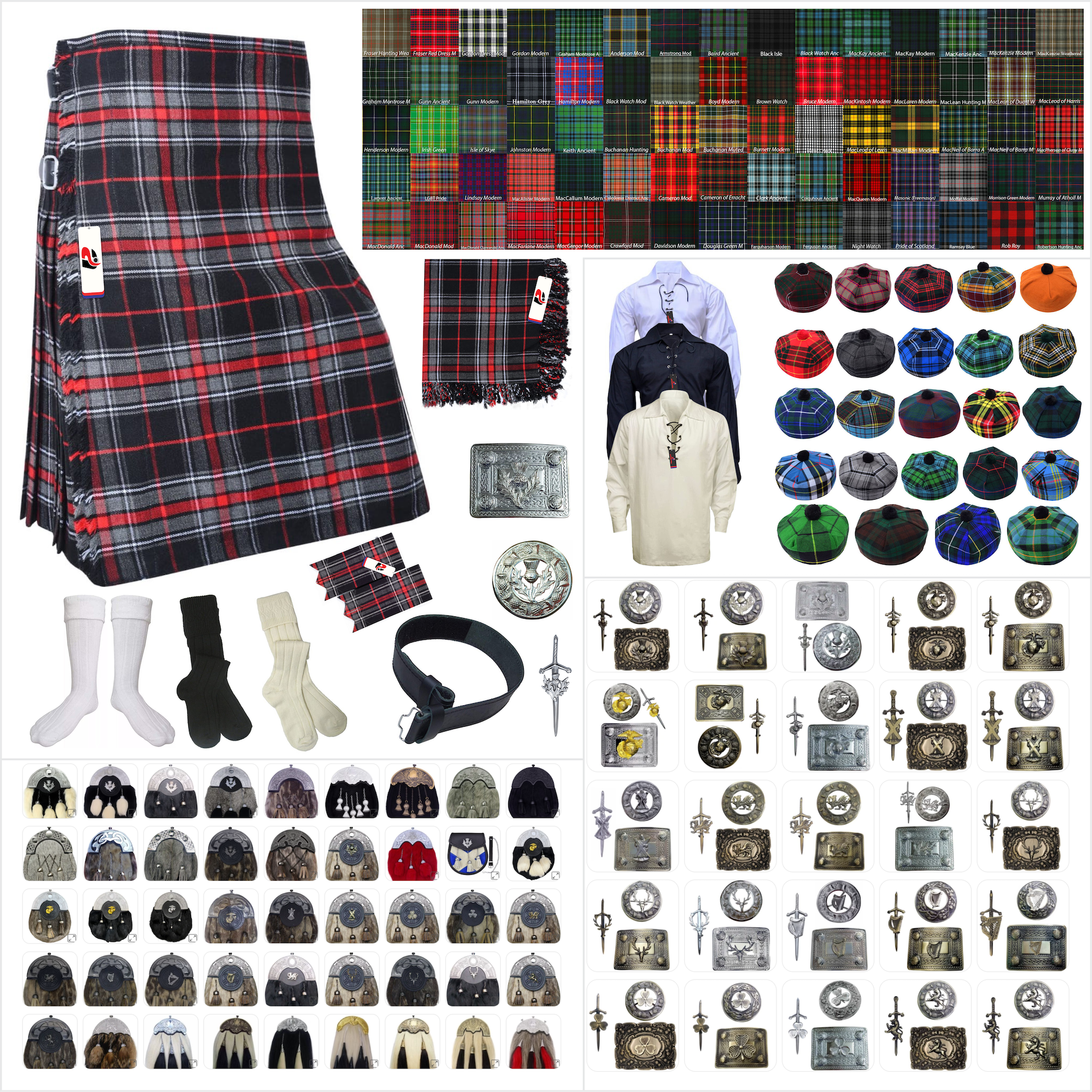 Bruce Tartan Kilt Outfit - Iconic Scottish Regalia