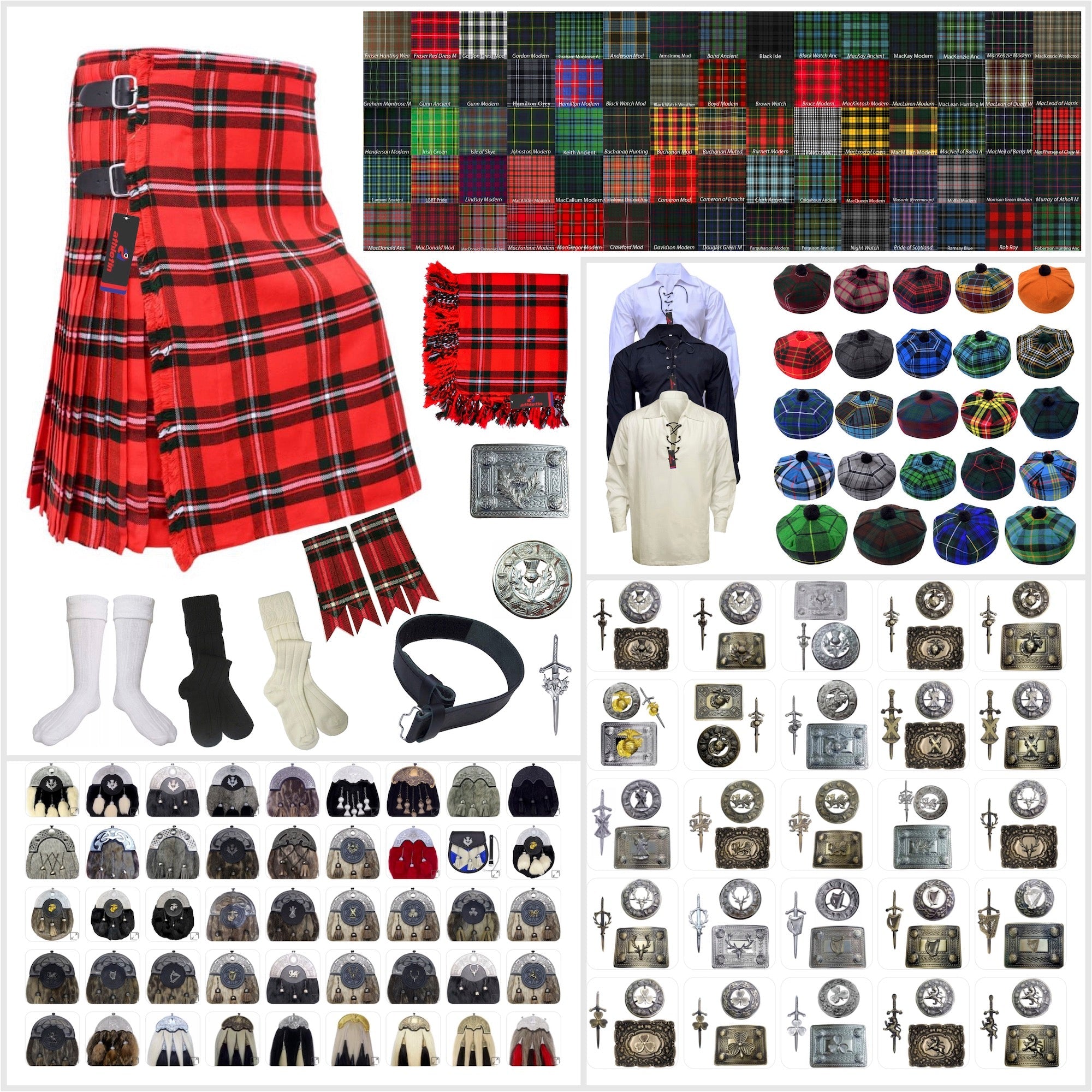 MacGregor Tartan Kilt Outfit - Heritage Excellence