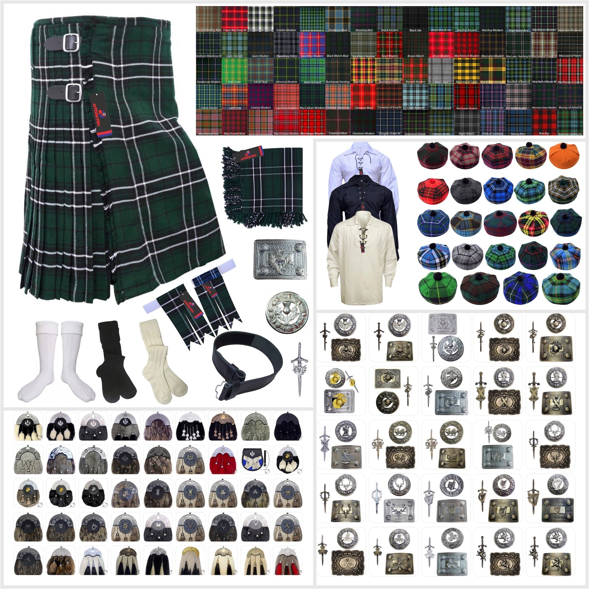 Maclean of Duart Tartan Kilt Outfit - Authentic Highland Style