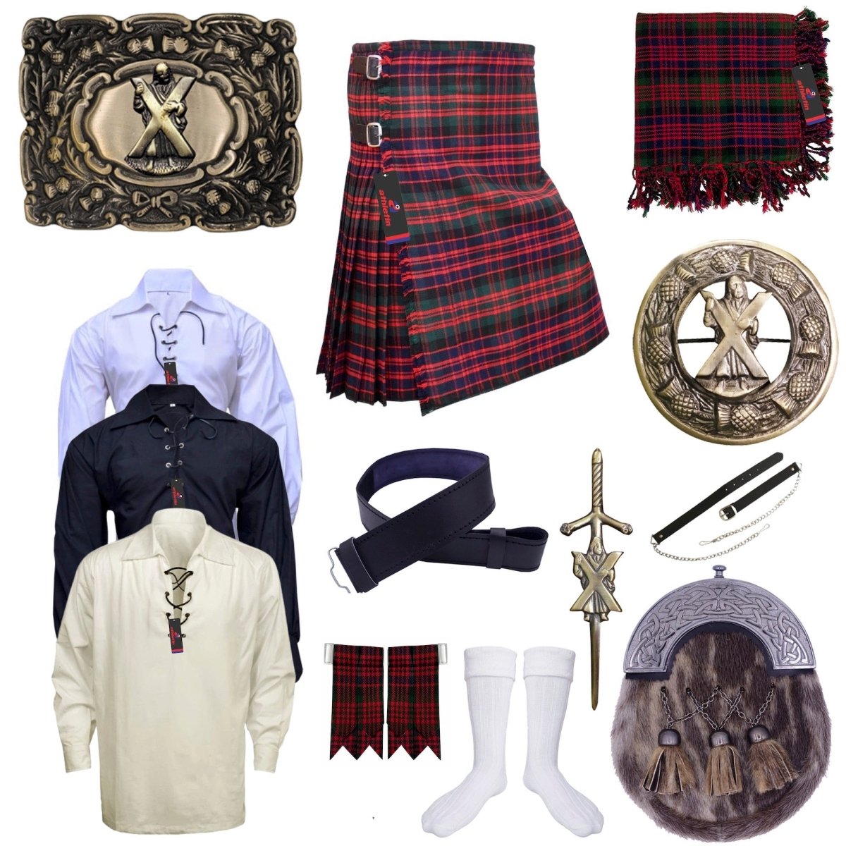 Highland Kilt Macdonald Outfit ST Andrews Set
