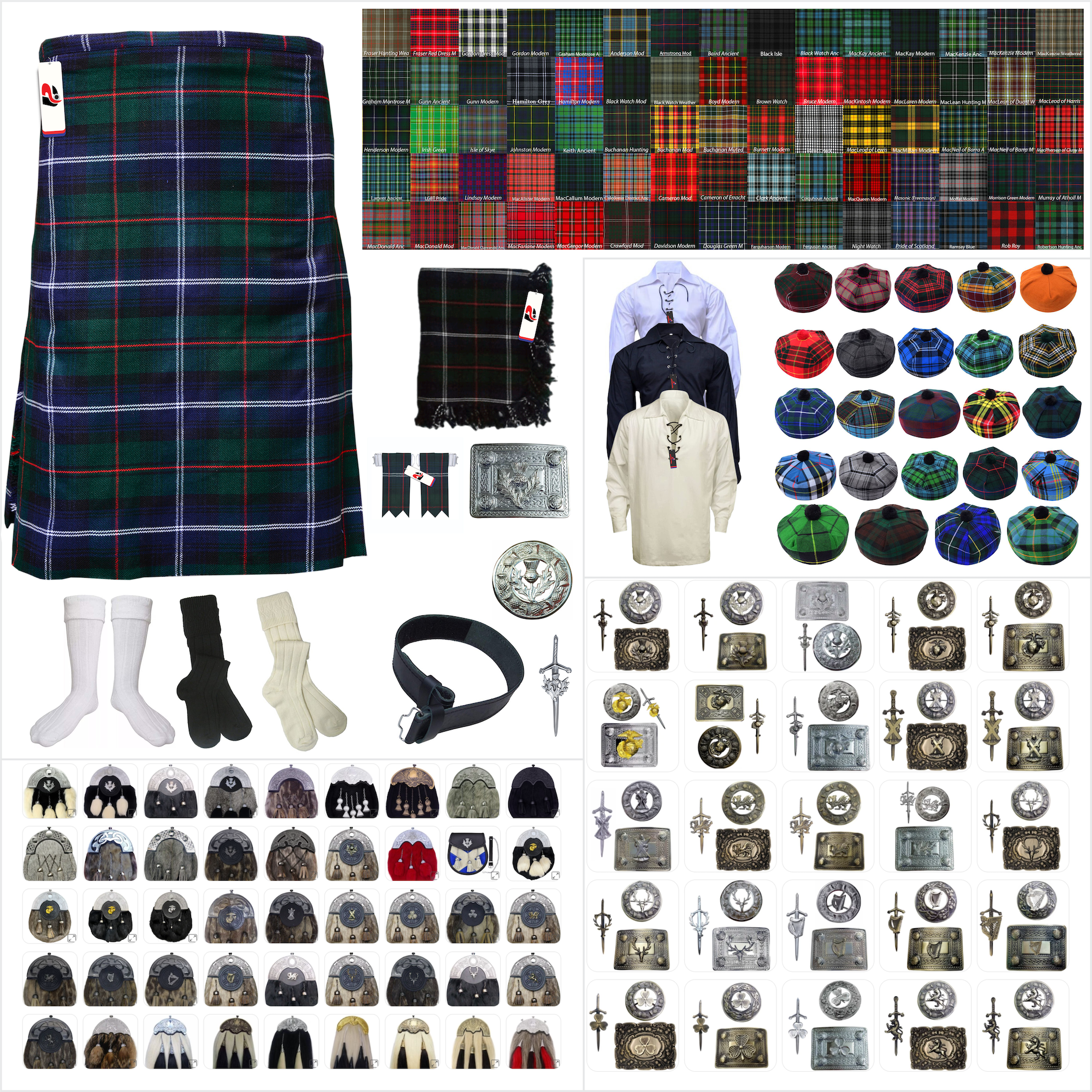 Urquhart Tartan Collection - Authentic Highland Elegance