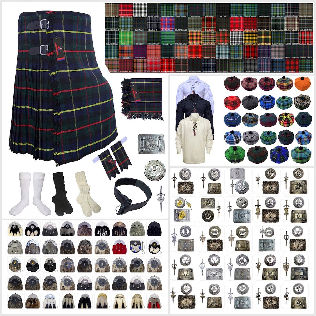 Macleod Tartan Kilt Outfit - Celebrating Clan Macleod's Heritage
