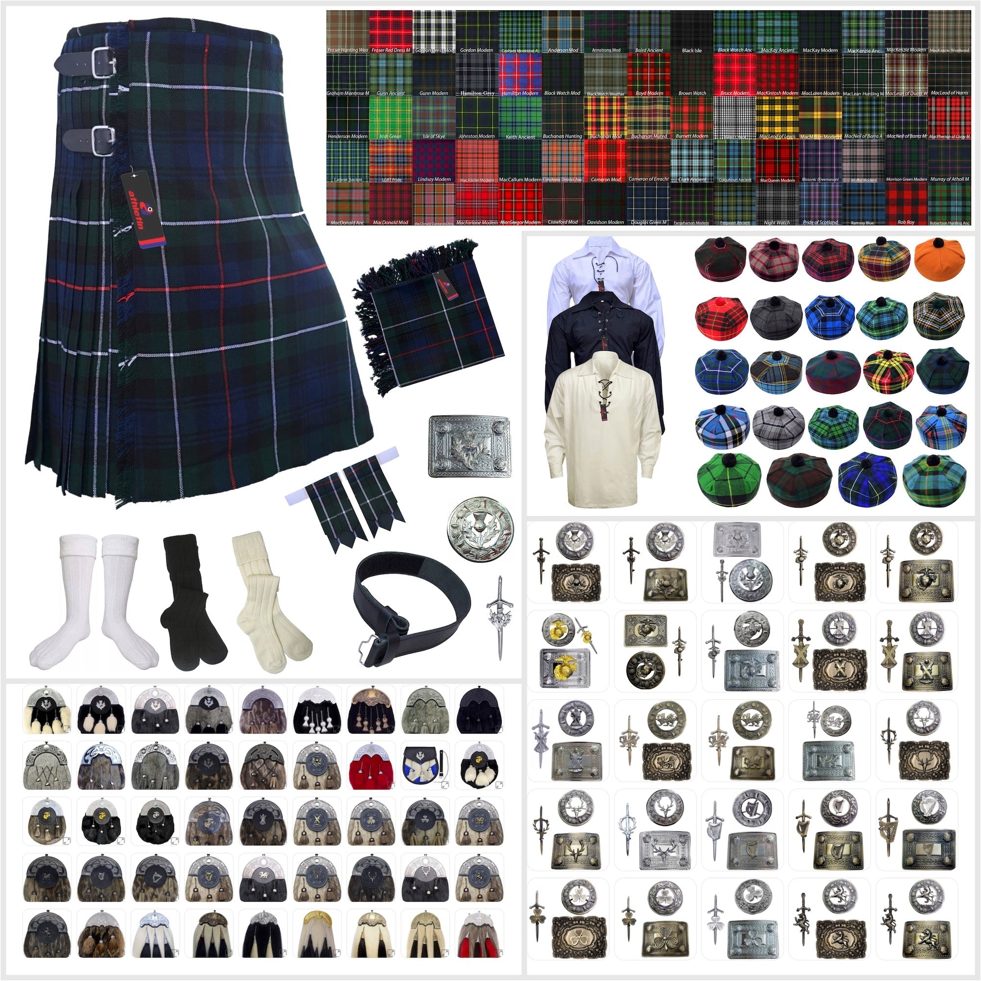 Duncan Tartan Kilt Outfit - Classic Scottish Attire