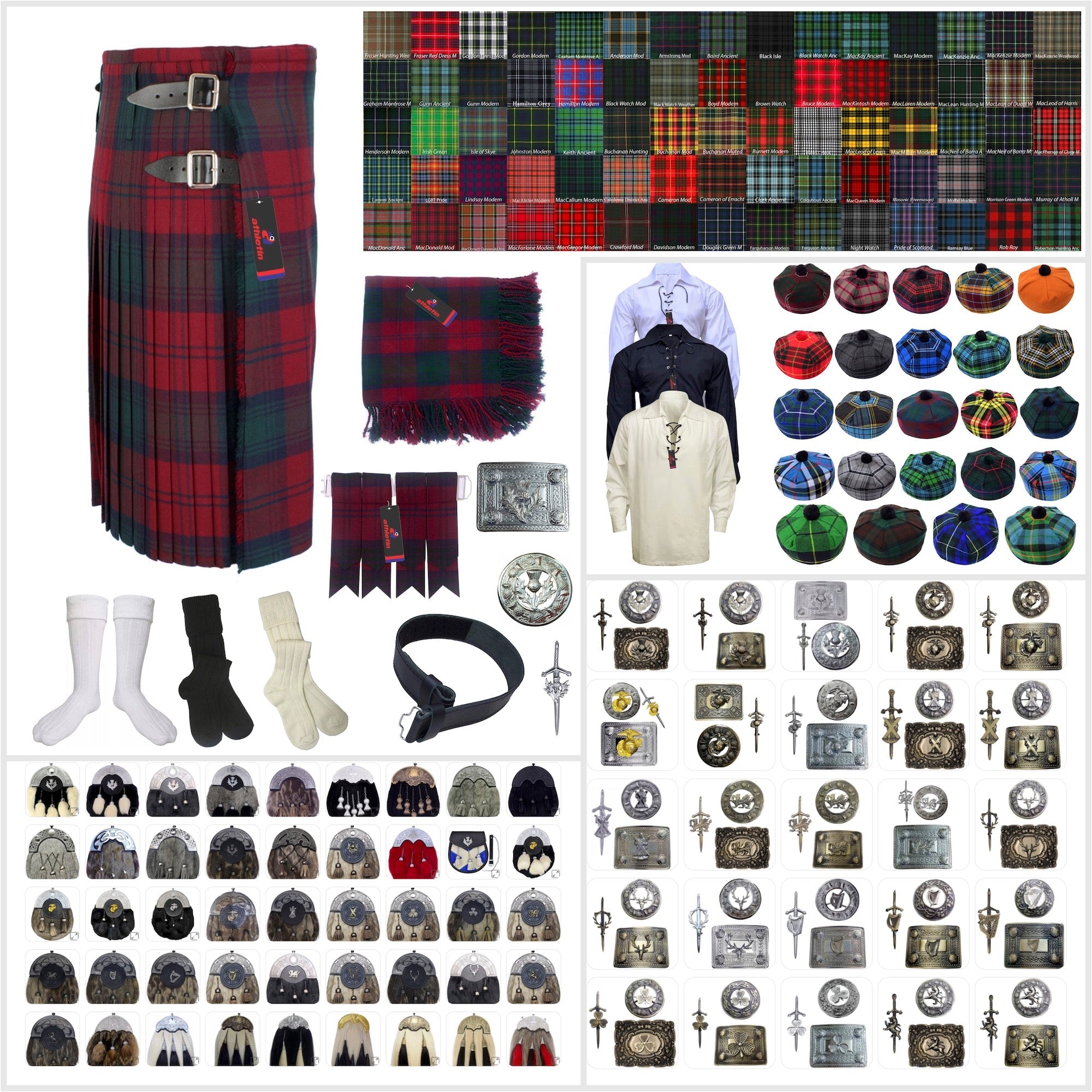 Lindsay Tartan Kilt Outfit - Classic Scottish Sophistication