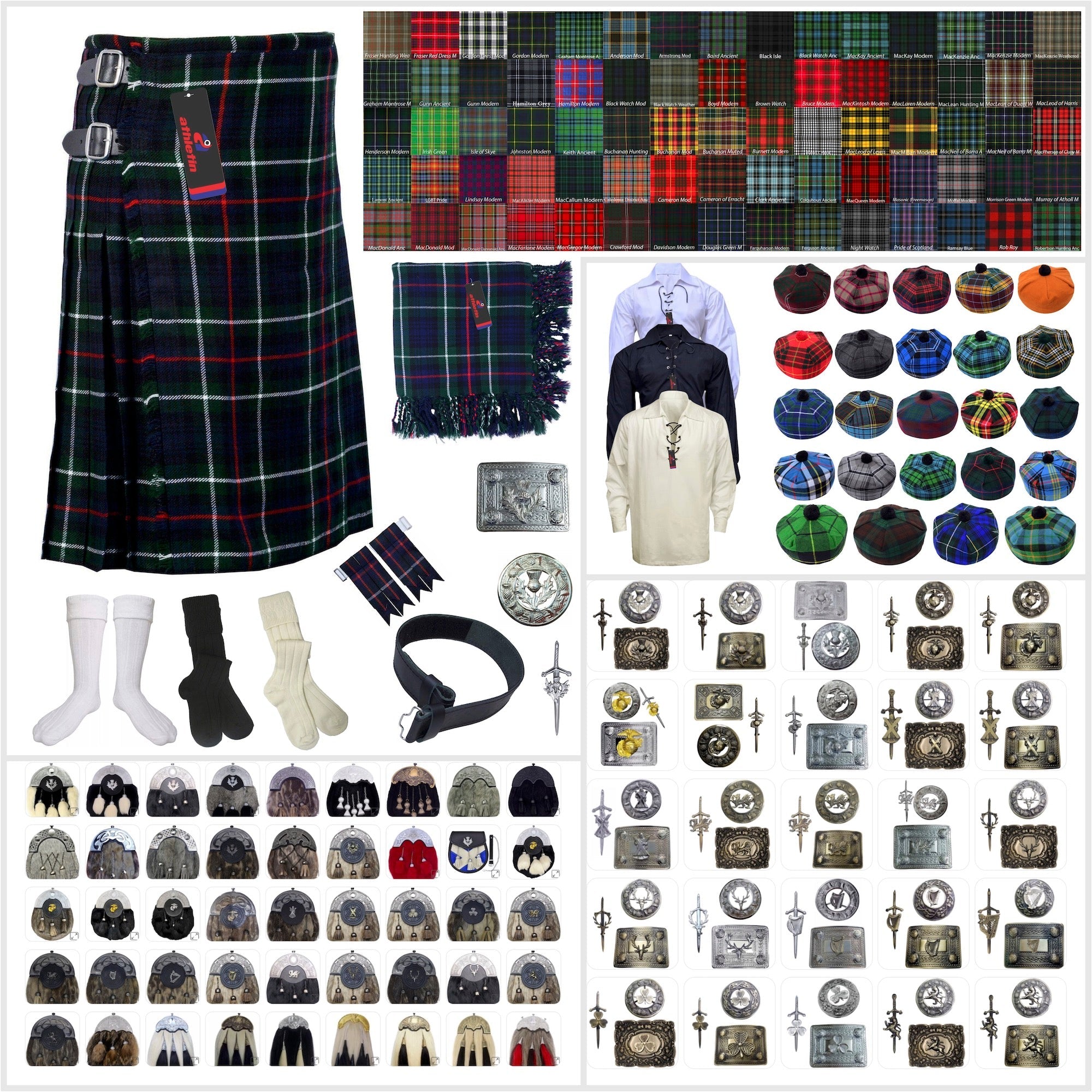 Authentic Mackenzie Tartan Kilt Outfit - Celebrate Scottish Tradition