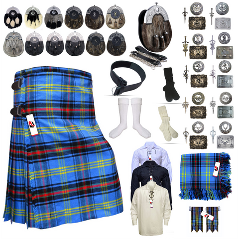 Bell Tartan Kilt Outfit Scottish Attire