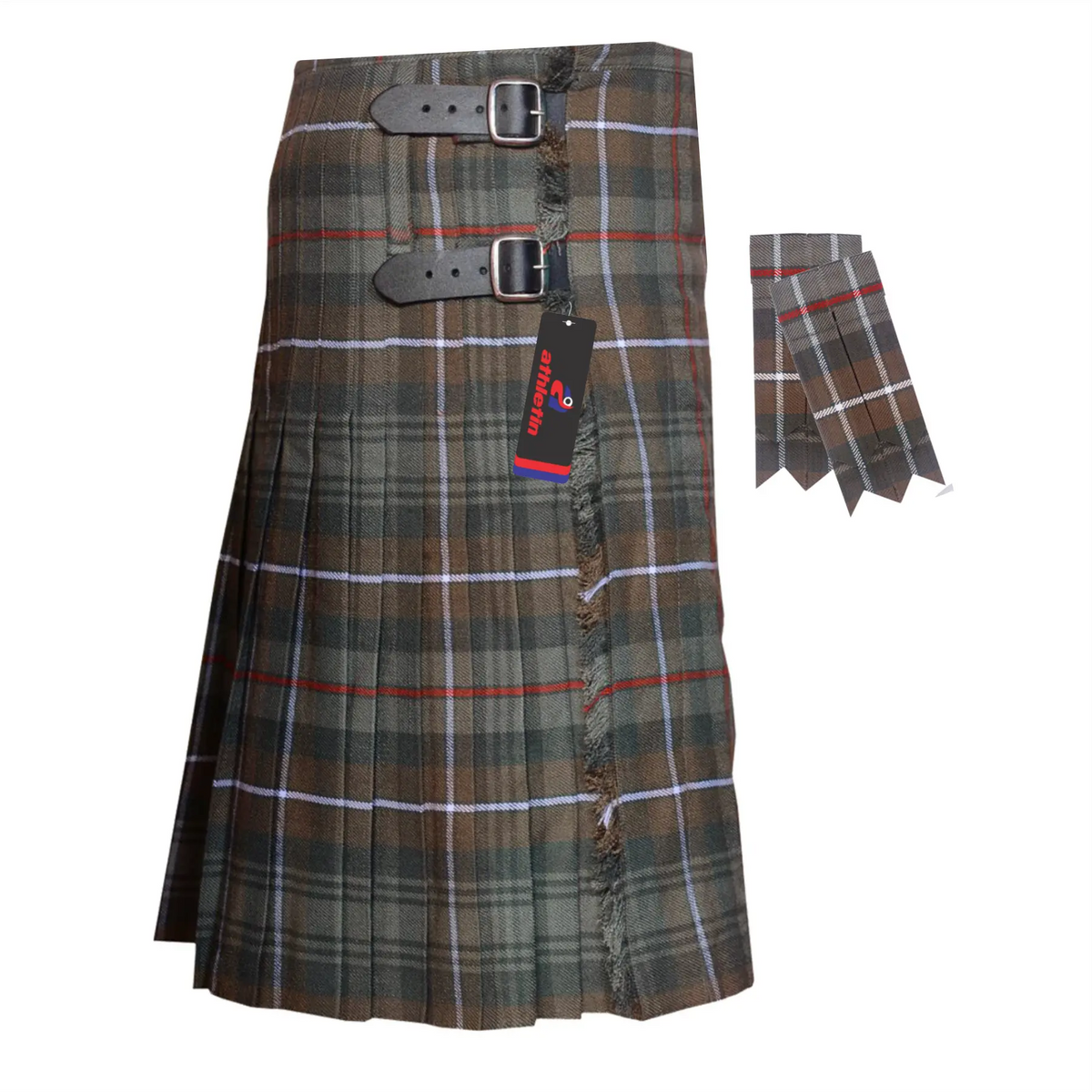 Weathered-Mackenzie Kilts for Men - Tartan Plaid Mens Kilt