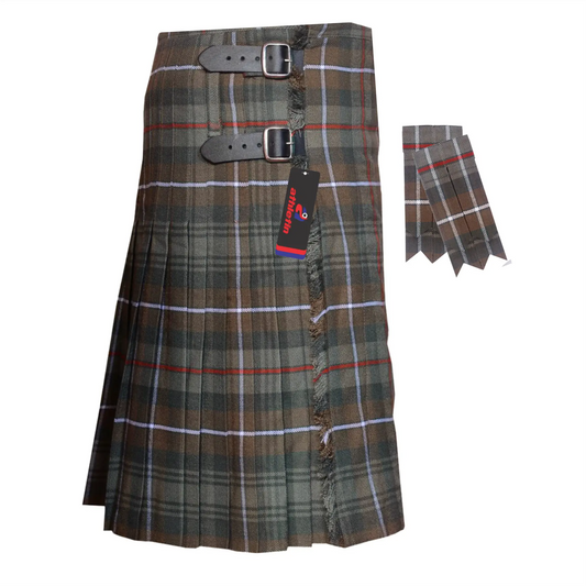 Weathered-Mackenzie Kilts for Men - Tartan Plaid Mens Kilt