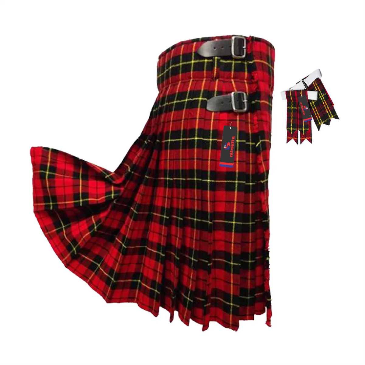 Wallce Kilts for Men - Tartan Plaid Mens Kilt