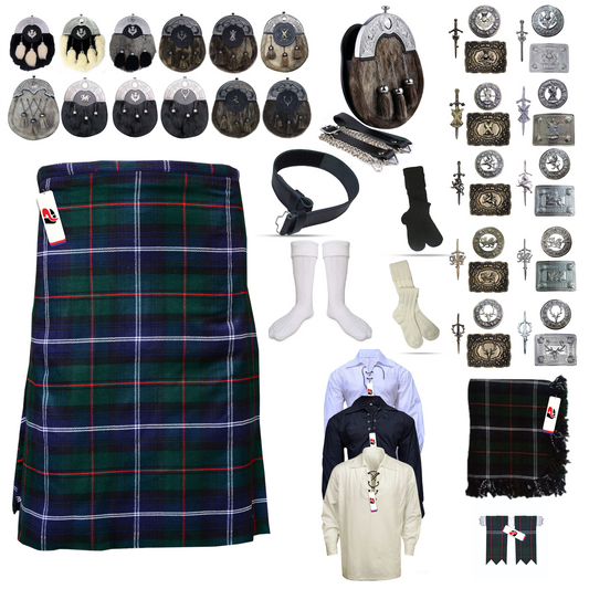 Embrace Scottish Elegance with the Urquhart Tartan Kilt Outfit