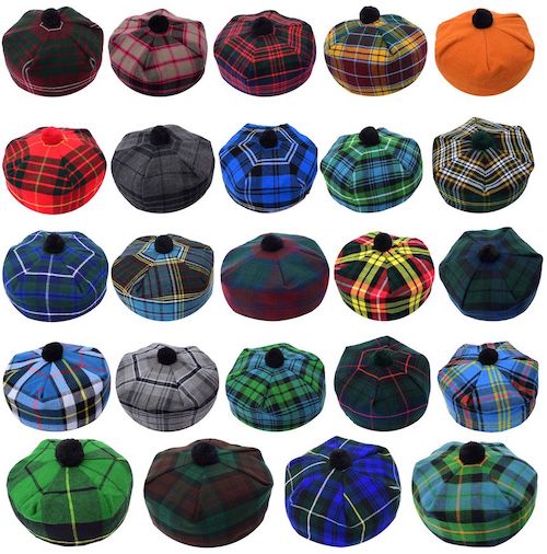 clan tartan tam o shanter Tammy hats