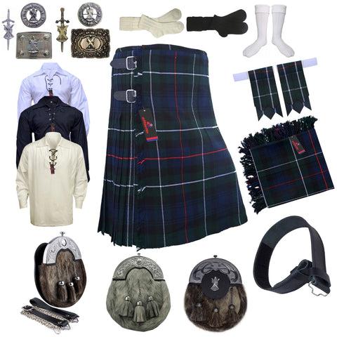 Duncan Tartan Kilt Outfit Saint Andrew Embellishment