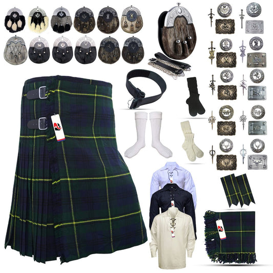 Clan Johnston Tartan Kilt Outfit