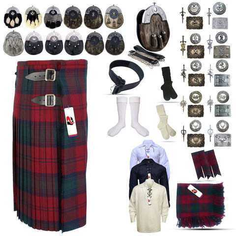 Clan Lindsay Tartan Kilt Outfit