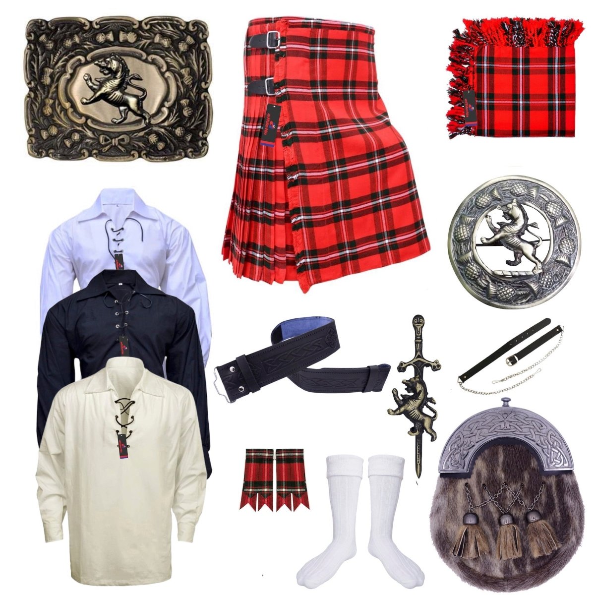 Clan MacGregor Tartan Kilt Outfit