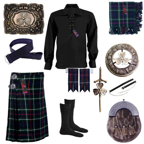 Clan Mackenzie Tartan Kilt Outfit