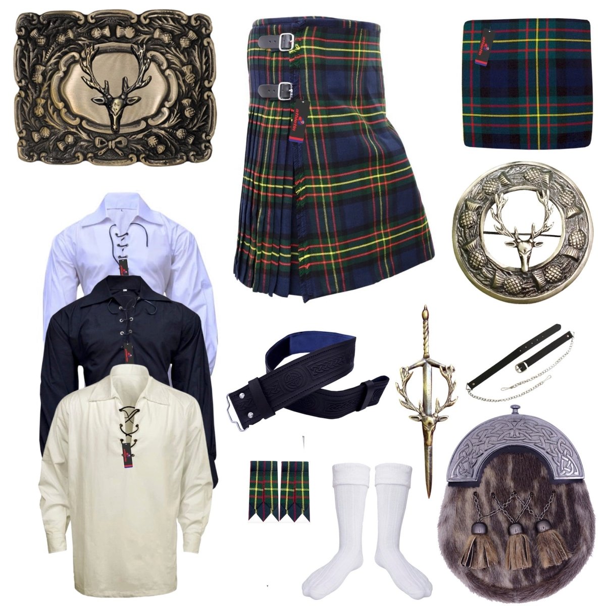 Clan MacLaren Tartan Kilt Outfit