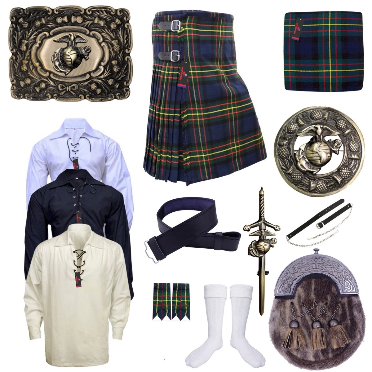 Clan MacLaren Tartan Kilt Outfit