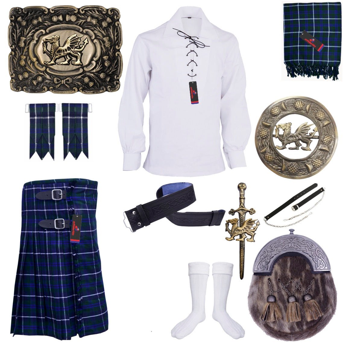 Scottish Clan Douglas Kilt Outfit