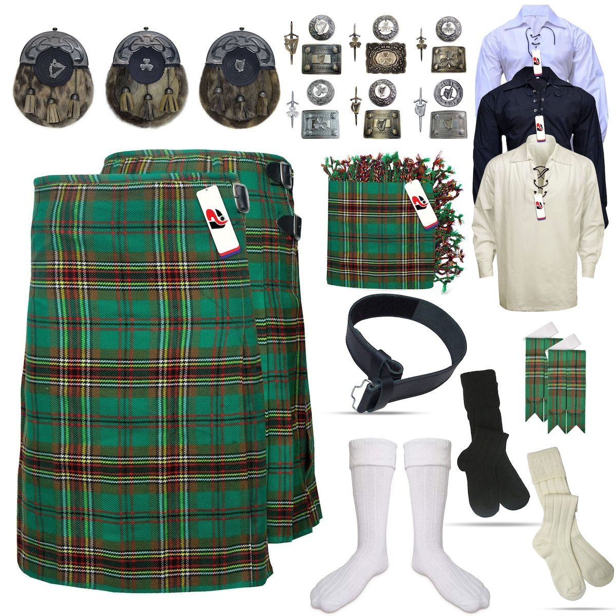 Tara Murphy Clan Tartan Kilt Outfit